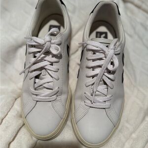 Veja White and Black Women's Sneakers